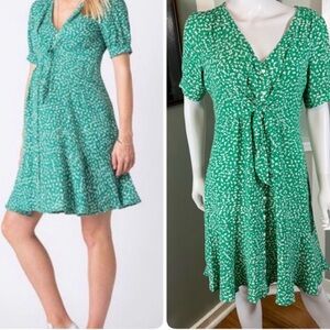 NWT Seraphine Green and White Floral Summer/Spring Maternity Dress